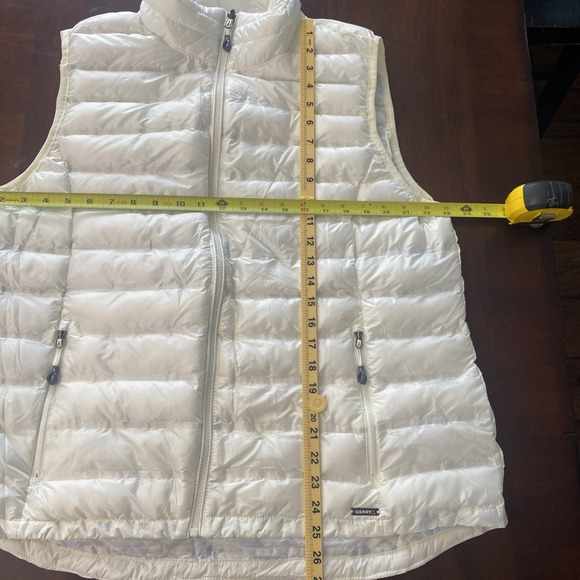 NWOT Gerry Puffer Vest Womens XXL White Puffy Quilted Jacket Winter Ski - Picture 7 of 7